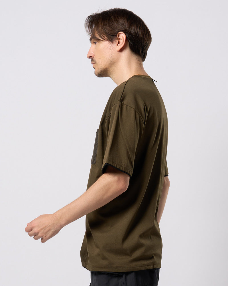 cool touch zip-pocket S/S