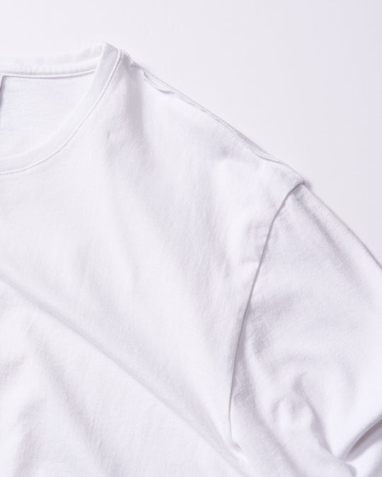 cut-off crew-neck L/S