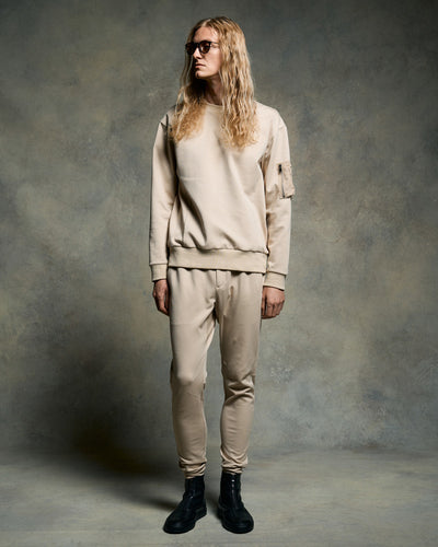 basic rib sweat pants