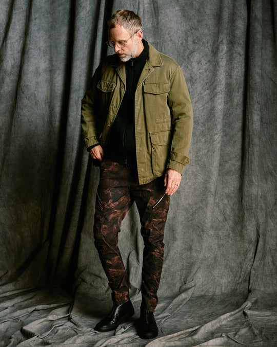 puckering banana teck pants