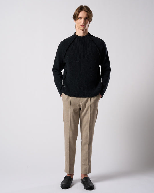 lomond×powder line high-neck knit