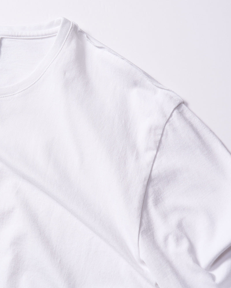 slim basic crew-neck L/S