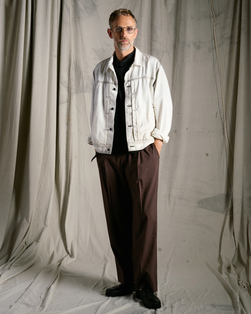 cut-off semi mock neck S/S