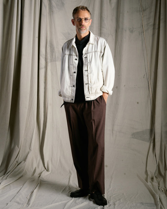 cut-off semi mock neck S/S