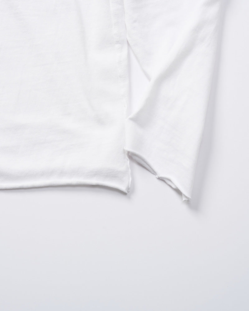 【muta × wjk】cut-off crew-neck L/S(printed)