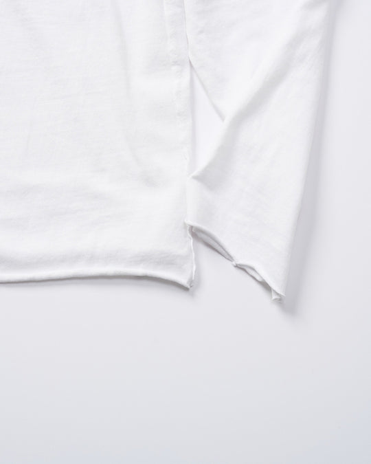 【muta × wjk】cut-off crew-neck L/S(printed)