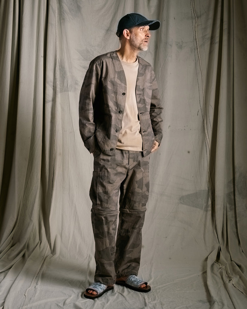 cotton linen herringbone aging B.B.cap