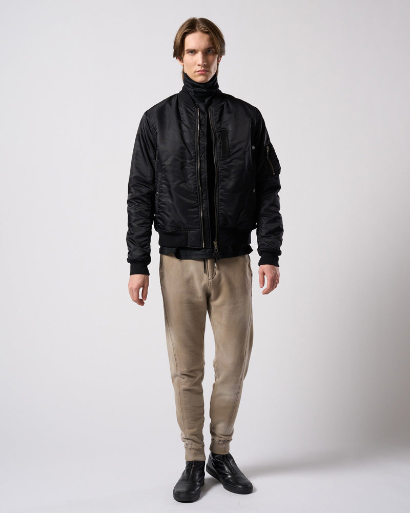 fade switching rib sweat pants
