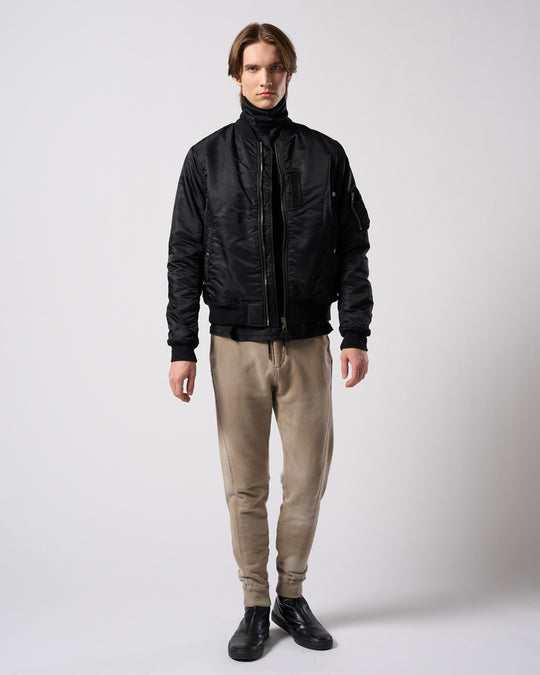 fade switching rib sweat pants