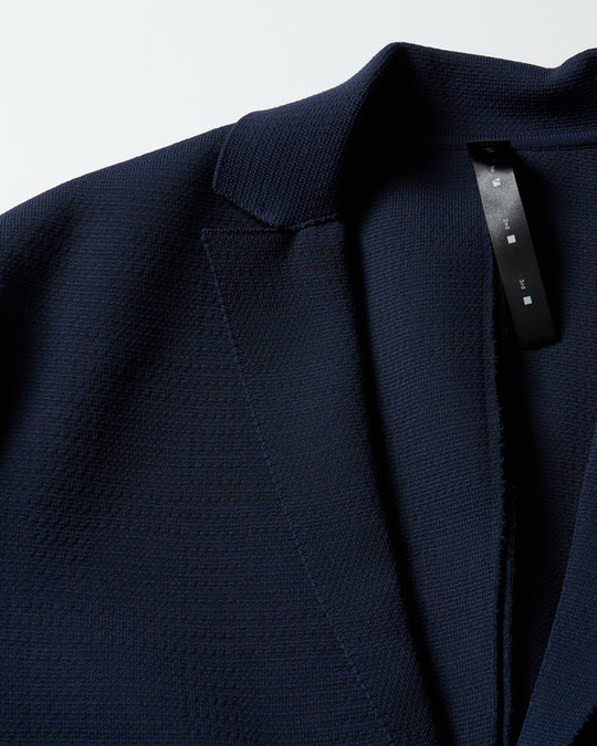 function knit jacket (jacquard check)