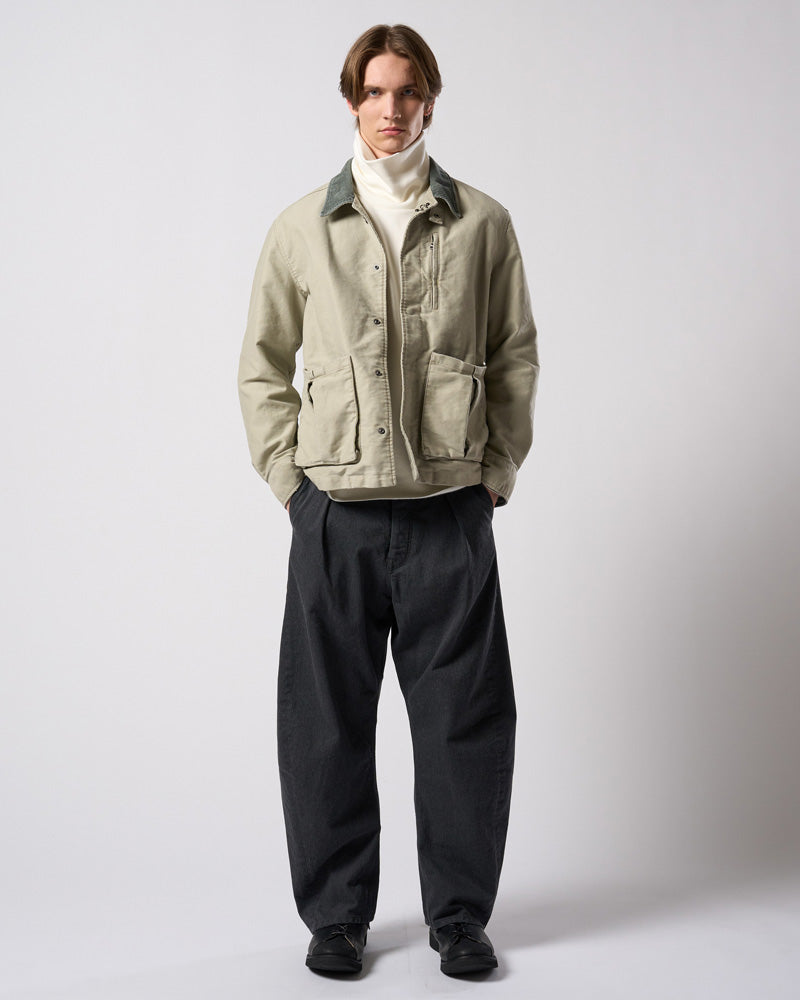 heavy moleskin short coverall jacket
