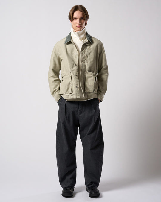 heavy moleskin short coverall jacket
