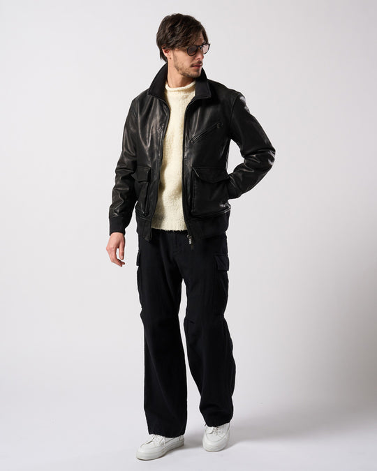 leather rib jersey type A-2