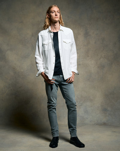 slim banana denim