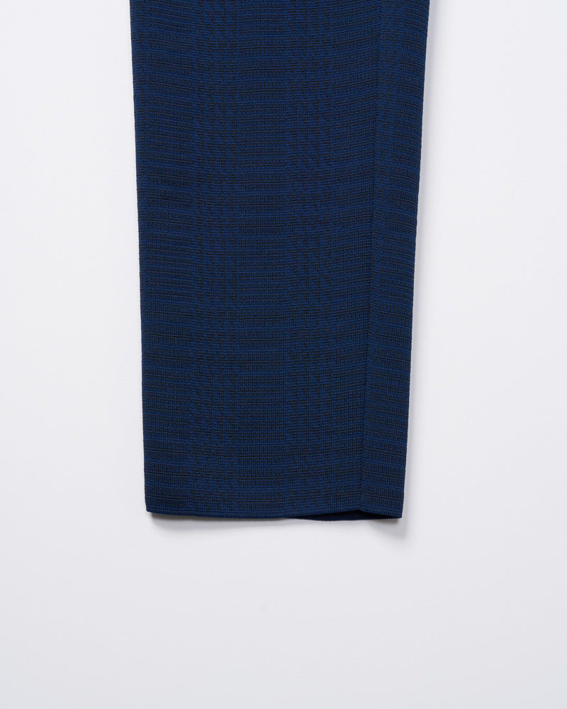 【muta × wjk】function knit easy slacks(jacquard check)