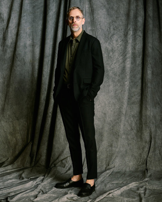comfort pin-tuck slim slacks