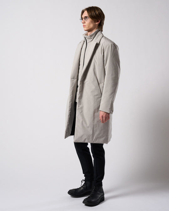 double breasted solid coat
