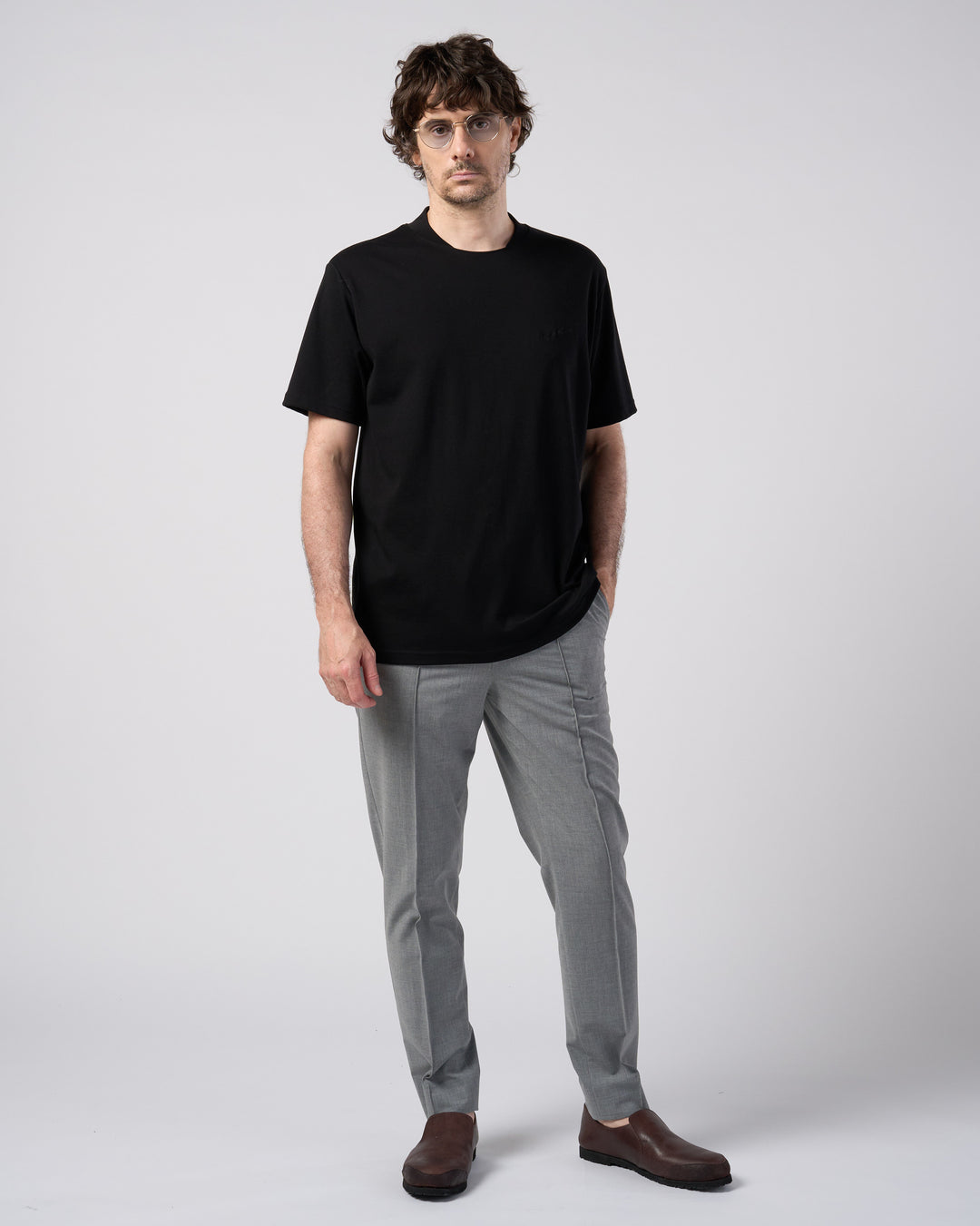 luxury cotton high back neck S/S