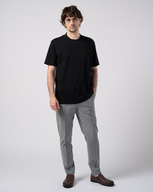 luxury cotton high back neck S/S