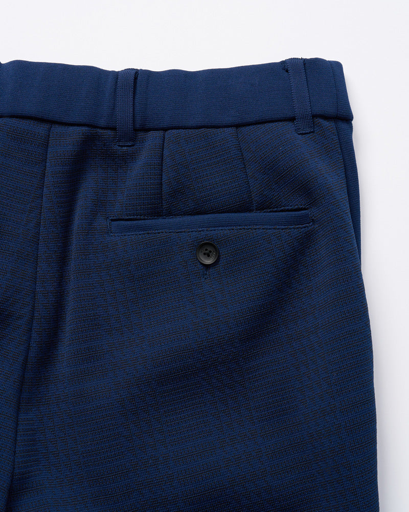 【muta × wjk】function knit easy slacks(jacquard check)