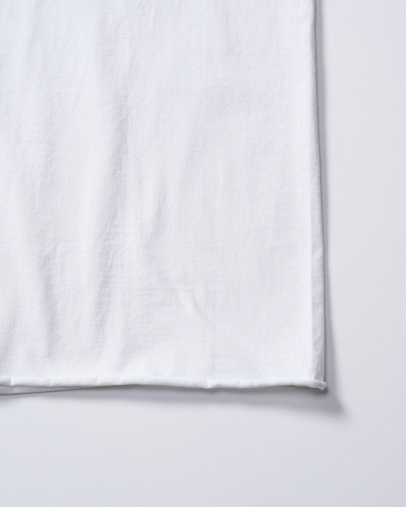 cut-off crew-neck L/S