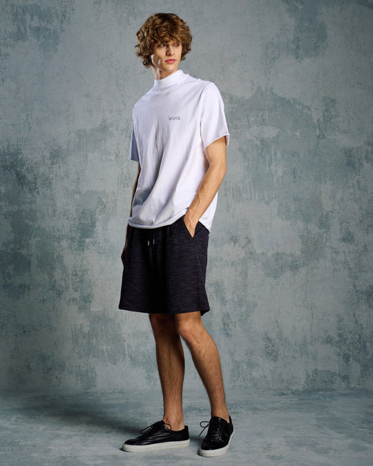 【muta × wjk】knit jacquard relax shorts