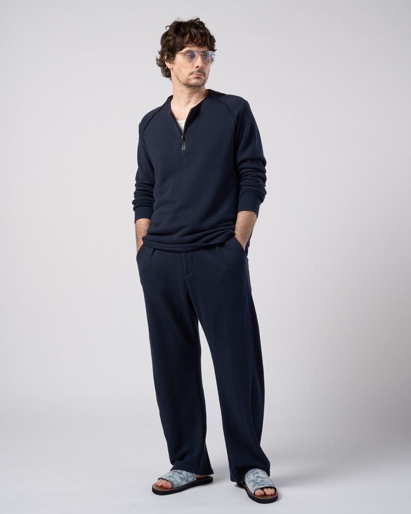 soft luxe urake half-zip sweatshirt