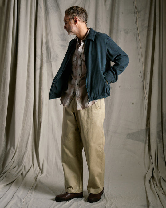loose check western shirt