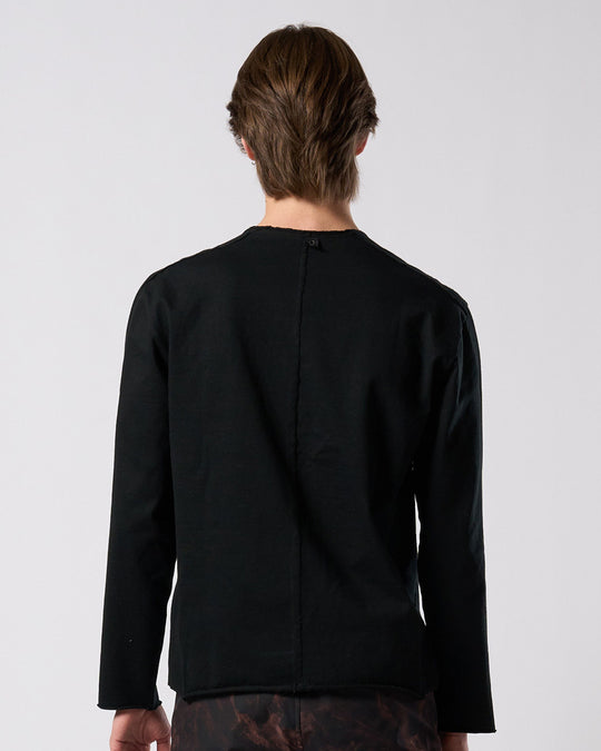 tight jersey cut-off L/S