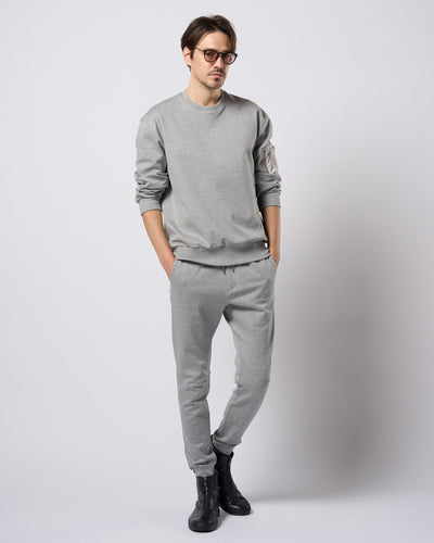 basic rib sweat pants