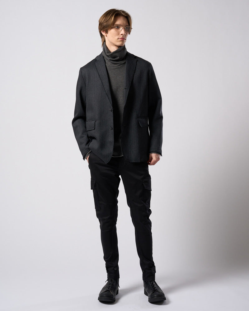 venetian stripe single jacket