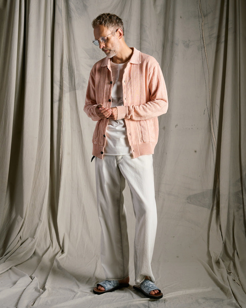 GIMA stripe knit shirt
