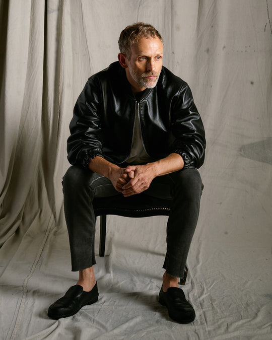 lamb leather bomber jacket
