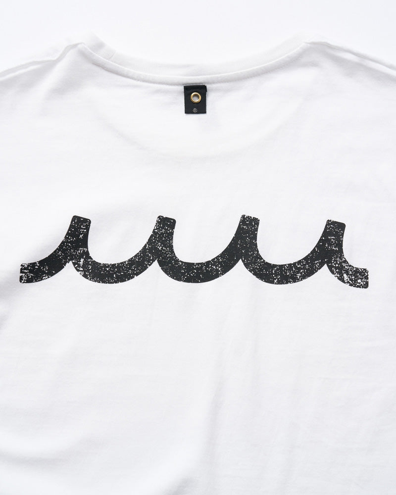 【muta × wjk】cut-off mock-neck L/S(printed)