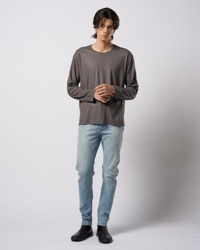 slim banana denim