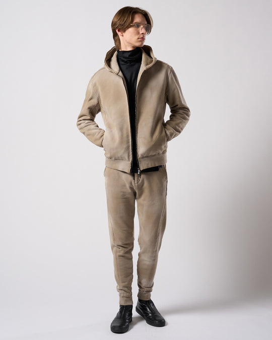 fade switching rib sweat pants