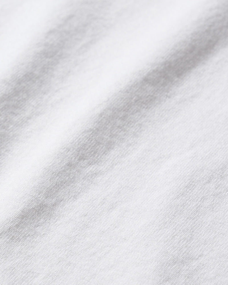 wide cut-off V-neck S/S