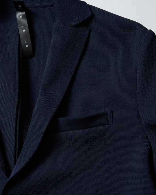 function knit jacket (jacquard check)