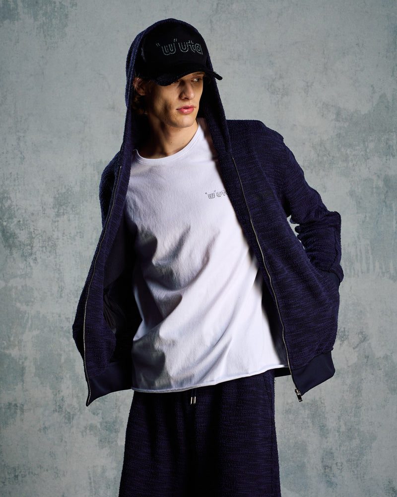 【muta × wjk】knit jacquard relax parker