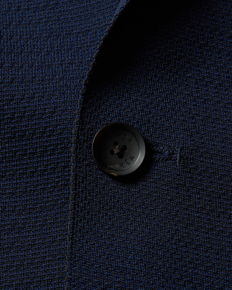 function knit jacket (jacquard check)