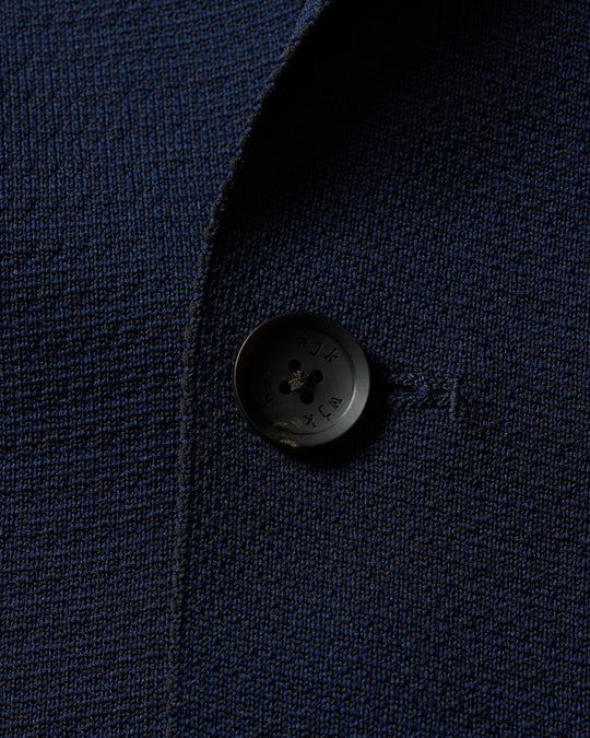 function knit jacket (jacquard check)