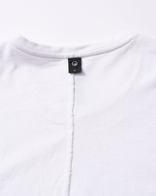 cut-off crew-neck L/S