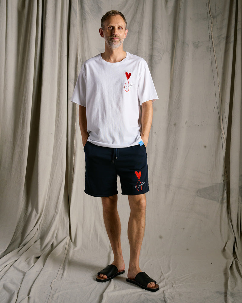 【Maison Honoré Paris × wjk】heart fish cut-off S/S