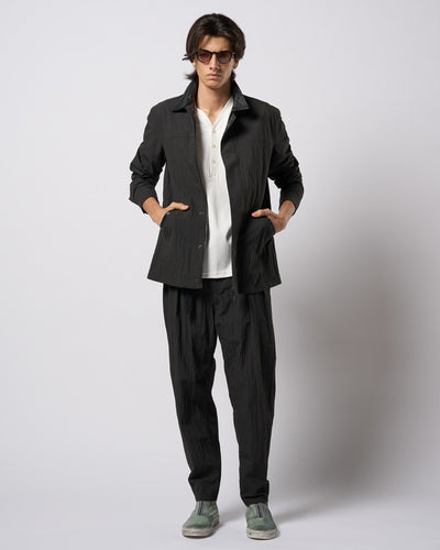 wide tapered slacks