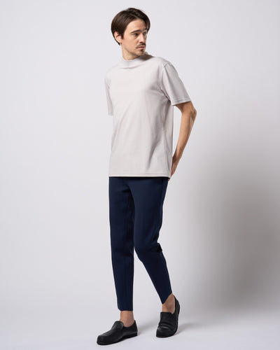 function knit easy slacks (jacquard check)