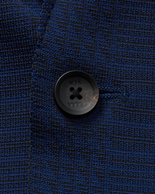 【muta × wjk】function knit jacket (jacquard check)