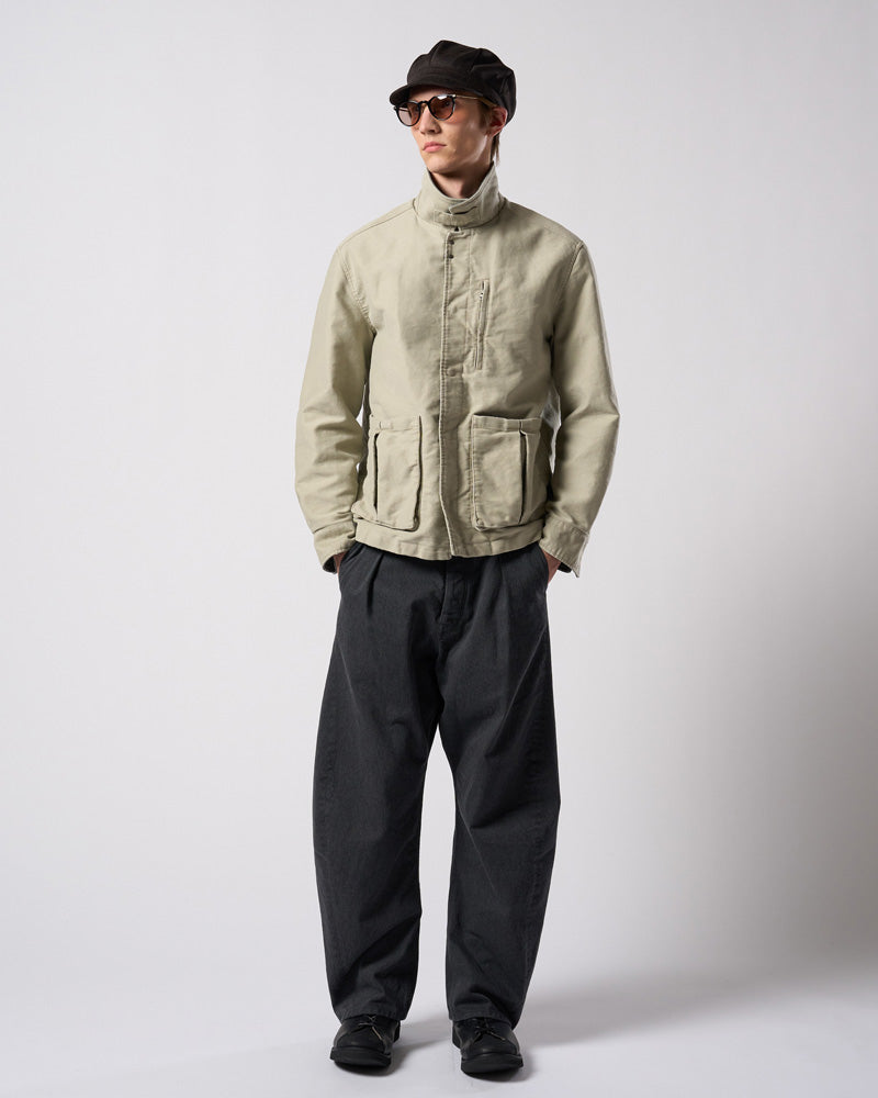 heavy moleskin short coverall jacket