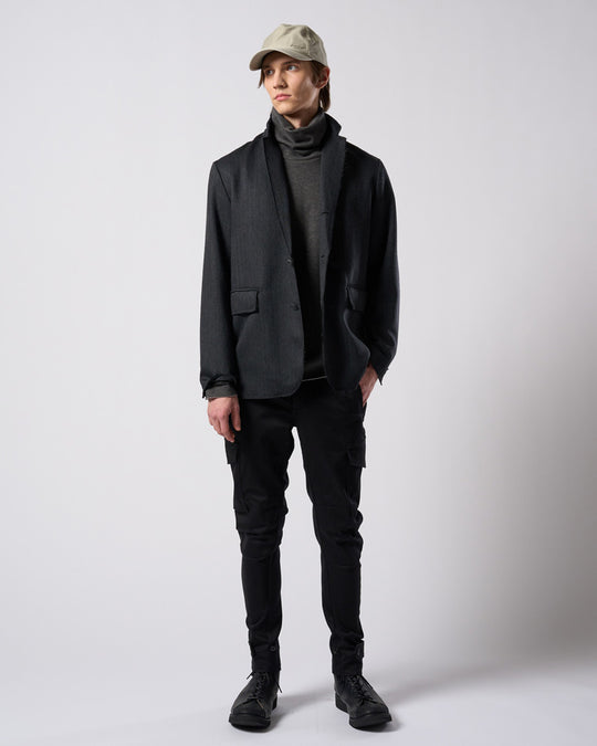venetian stripe single jacket