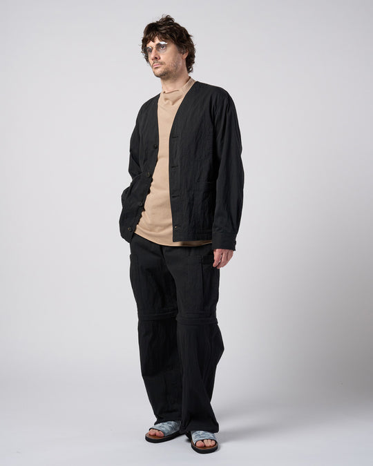 cut-off semi mock neck S/S