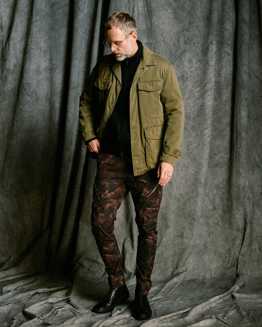 sulfur dyed M47 shirt jacket